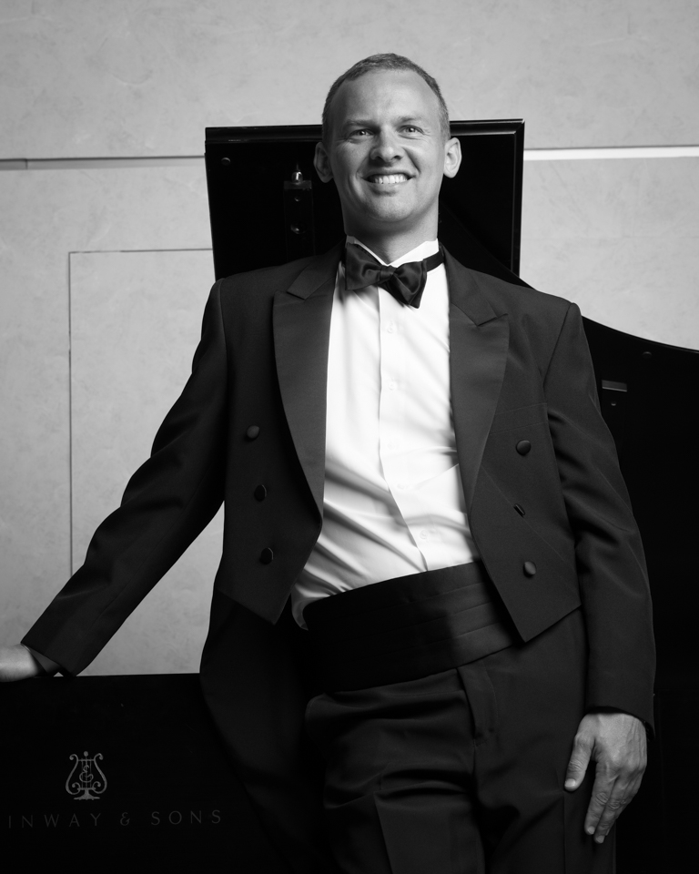 Dr. Joseph Kingma teaching classical piano lessons in Tulsa